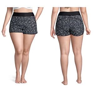 lands end 5” board shorts swim with Panty